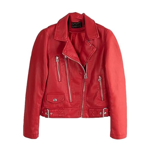 Adhdyuud Vrouwen Faux Lederen Jassen Herfst Rits Turn-Down Kraag Jas Faux Zachte Pu Moto Zwart Uitloper